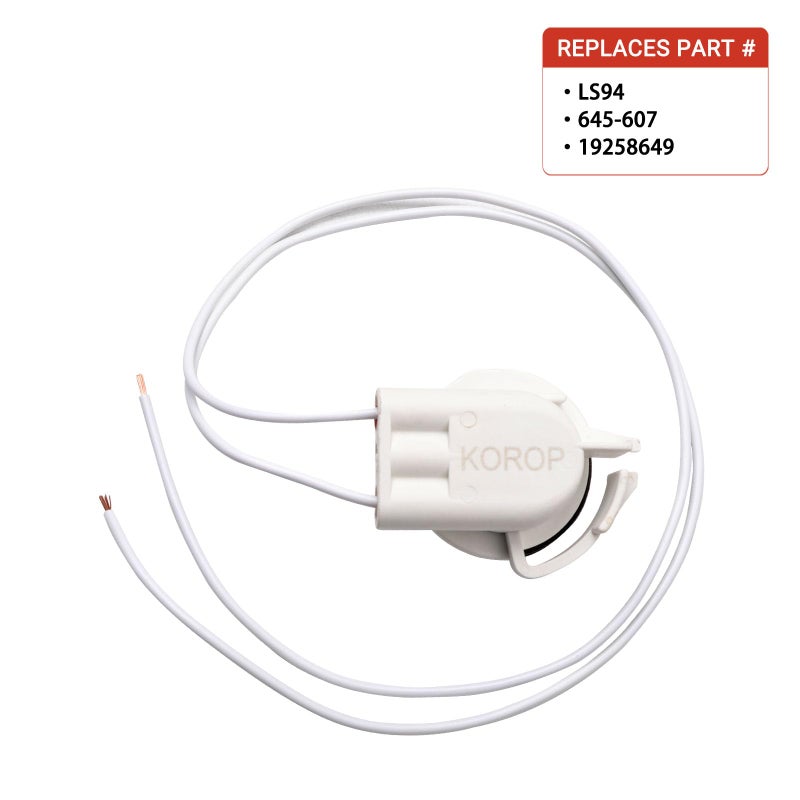 KOROP Light Socket Wire Harness Pigtail Repair Kit (2pcs) LED/Standard, Bulbs# 4114,4157,3157,Replaces# 19258649, LS94,645-607,Daytime Running Light Socket,Turn Signal Lamp Socket,Brake Light Socket - Image 2